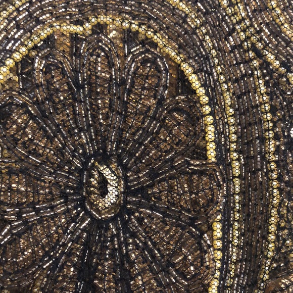 FABULOUS Vintage Heavily beaded collar Wear 2 ways - Picture 8 of 8